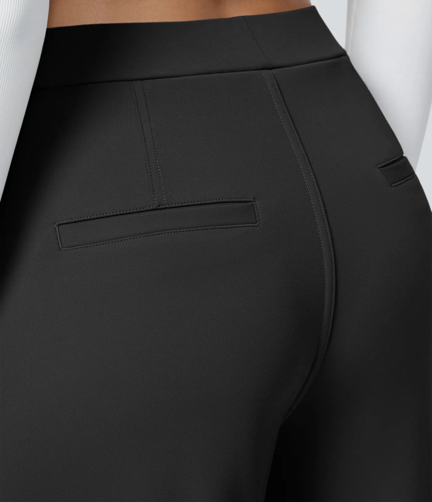 COMFRA™ High Waisted Pocket Straight Leg Work Pants