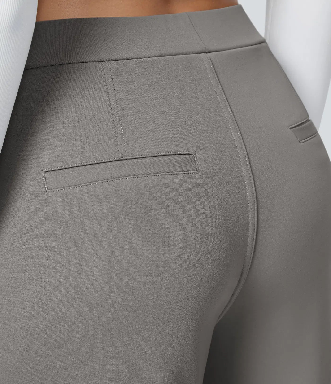 COMFRA™ High Waisted Pocket Straight Leg Work Pants